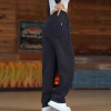 Heavyweight knitted twill sweatpants for men, new autumn and winter style, loose straight-leg pants, versatile and trendy long pants for men, 2025 style details Picture